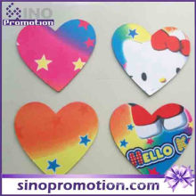 Lovely Hello Kitty Heart Shape Coasters Cup Pad Mat